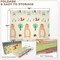 Sorbus Foldable Baby Play Mat, Kids Foam Mats for Floor with Travel Bag - Waterproof Foldable Play Mat (Forest Friends)